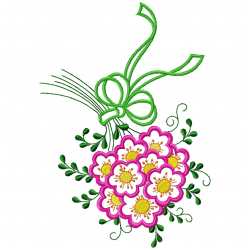 Flowers And Tree Embroidery Design 1 Flowers And Tree Embroidery Design 1